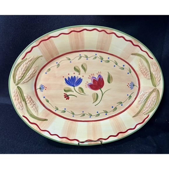 Pfaltzgraff NAPOLI 18 3/8" Large Oval Platter - Picture 2 of 7